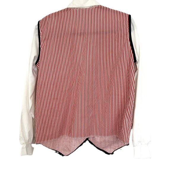 la mendola lost in the 50's Red White Stripe Top - Picture 7 of 8